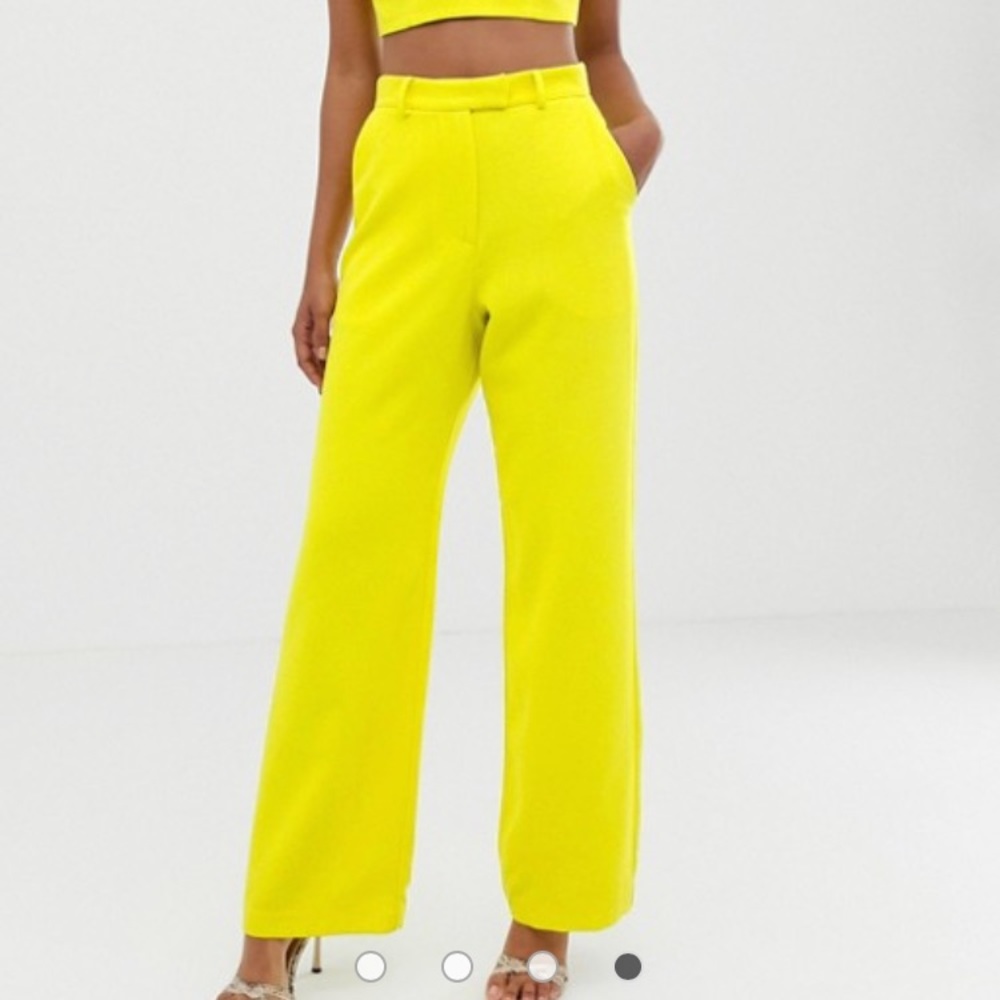 ASOS Edition High Waist Mansy Suit Pants, sz 4